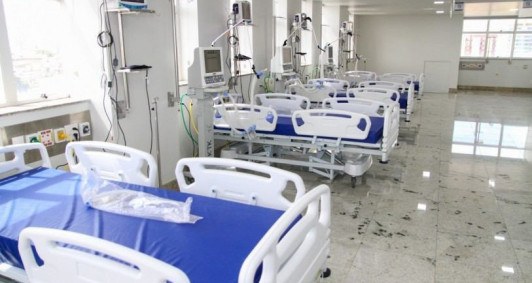 Instala��o de leitos (Fotos: Divulga��o)
