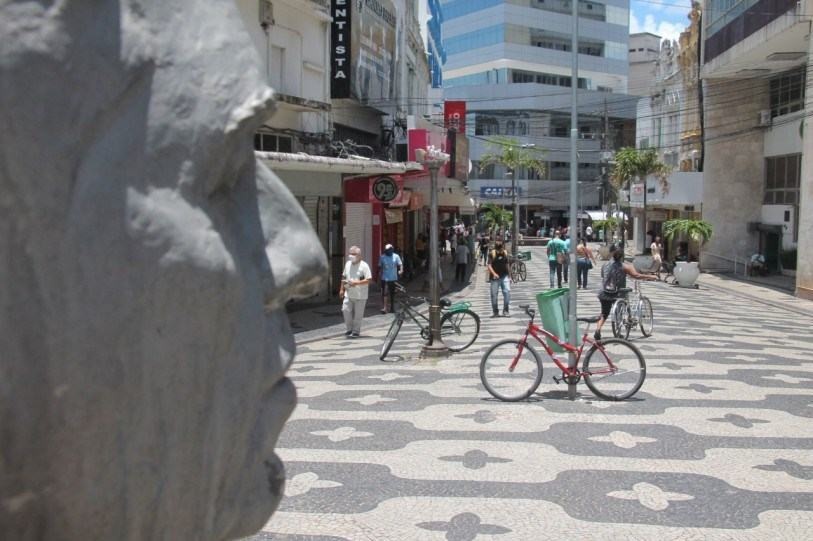 Movimento no Centro de Campos