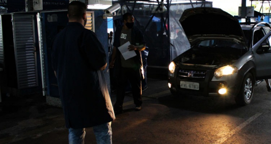 Vistoria de veículos no Detran