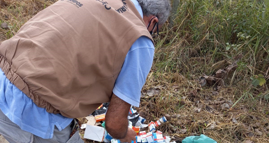 Visa recolhe medicamentos descartados de forma irregular 