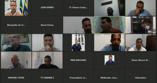 Sessão da Câmara de Campos