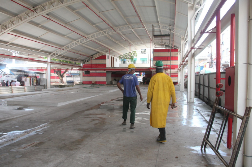 Obra do Shopping Popular recomeou no ltimo dia 28