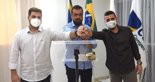 Castro com Wladimir e Bacellar