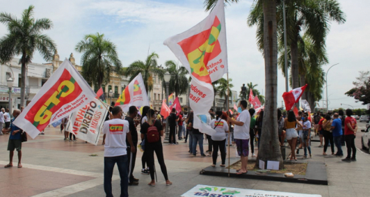 Protesto contra Bolsonaro (Foto: Rodrigo Silveira)