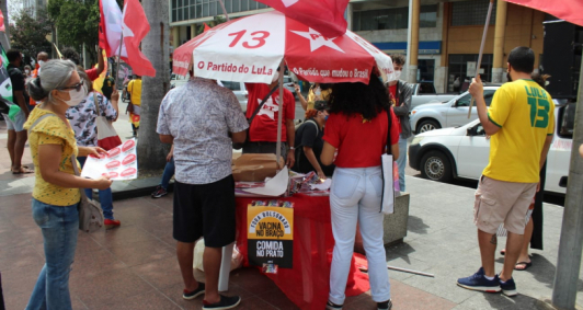 Protesto contra Bolsonaro (Foto: Rodrigo Silveira)