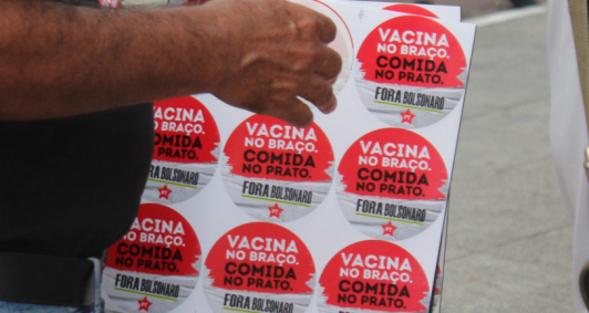 Protesto contra Bolsonaro (Foto: Rodrigo Silveira)