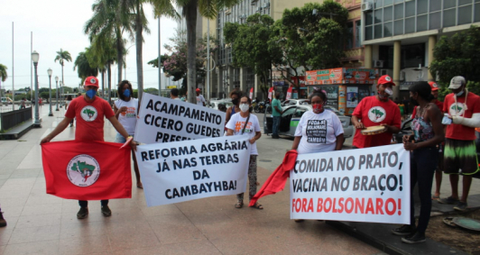 Protesto contra Bolsonaro (Foto: Rodrigo Silveira)