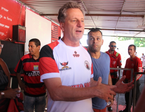 Rodolfo Landim já esteve na Embaixada Fla Campos em 2019