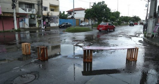 Enchente no Parque Vicente Dias (Foto: Rodrigo Silveira)