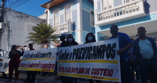 Manifestao do Siprosep (Fotos: caro Abreu Barbosa)