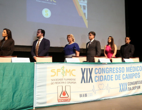 Abertura do Congresso Médico (Foto: Rodrigo Silveira)