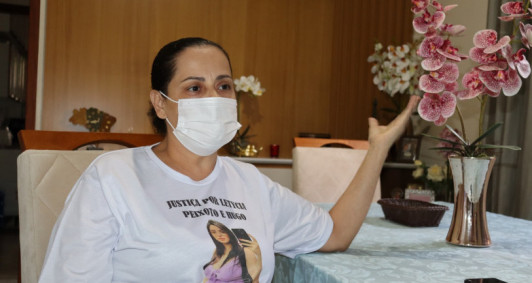 Mãe de Letycia, Cintia Peixoto