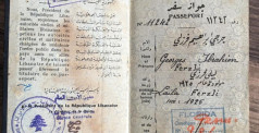 Passaporte de imigrante do Líbano