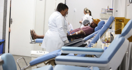 Hemocentro precisa de doações de sangue diariamente 