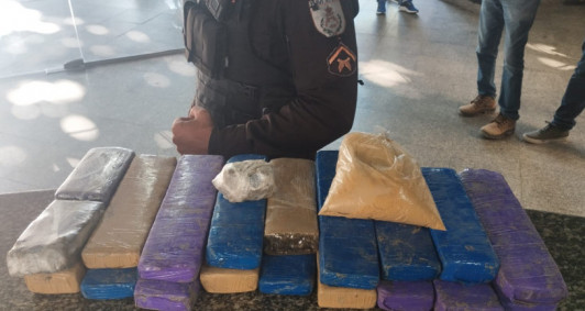 Droga estava em uma &aacute;rea de mata na comunidade 