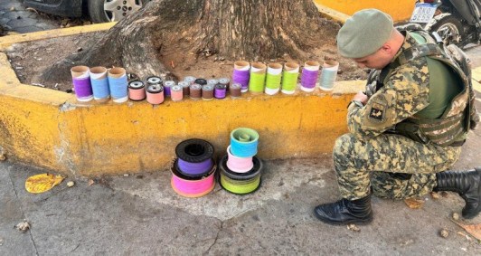 Todo material apreendido foi levado para a 134ª DP - Foto: Divulgação 