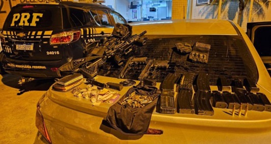 Apreensão em Casimiro de Abreu - Foto: Divulgação/ PRF 