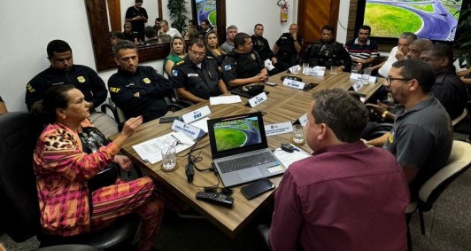 Reunião aconteceu para discutir a segurança a partir da Ponte 