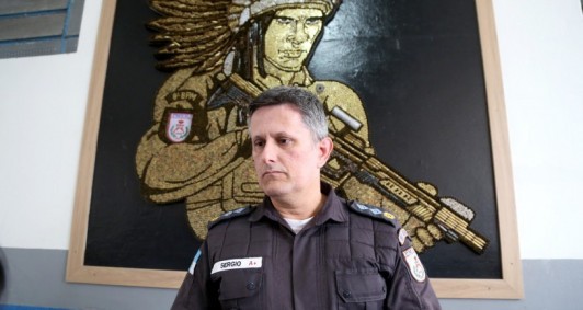 Chefe de Comunicação Social do 8º BPM, major Sergio Viana Filho