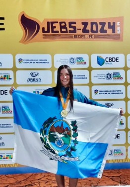 Nicole de Thuin é campeã brasileira nos JEBs