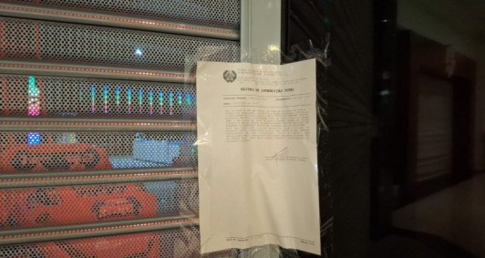 Local interditado pela Polícia Civil