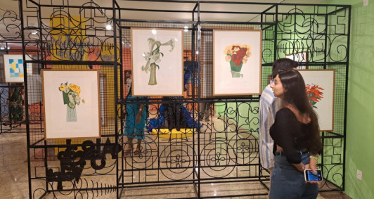 Exposi&ccedil;&atilde;o no Sesc de Grussa&iacute;