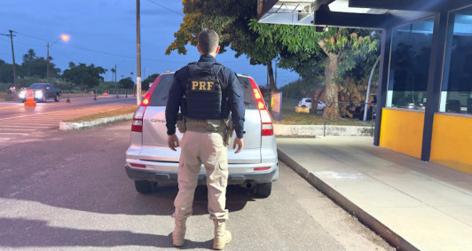 Veículo com registro de roubo no Rio 