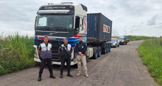 Operação Foco e PRF recuperam carreta roubada e encontram motorista sequestrado em Campos dos Goytacazes