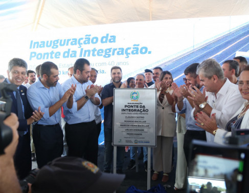 Inaugura&ccedil;&atilde;o da Ponte da Integra&ccedil;&atilde;o Deputado Jo&atilde;o Peixoto