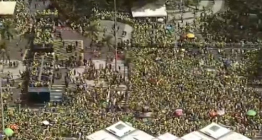 Ato acontece em Copacabana 