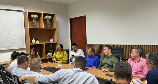 Carla Caputi se reúne com vereadores