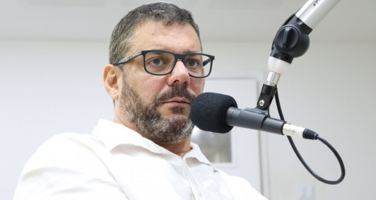 Doutor Maninho no programa Folha no Ar