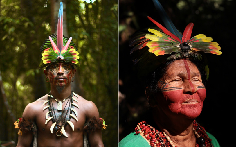 Imagens retraram personalidades indígenas de Porto Seguro