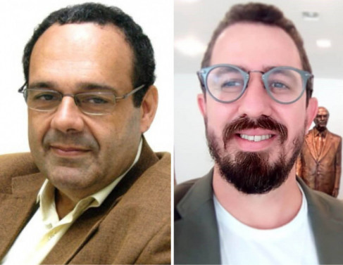 O articulista Orlando Thomé Cordeiro e o sociólogo Roberto Dutra