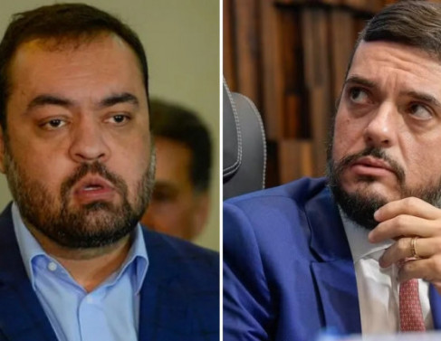 Cl&aacute;udio Castro e Rodrigo Bacellar