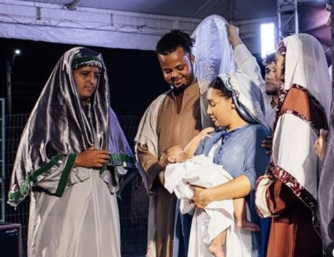 Encena&ccedil;&atilde;o do nascimento de Jesus