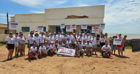 SOS Atafona faz ato p&uacute;blico para refor&ccedil;ar a luta contra o avan&ccedil;o do mar 