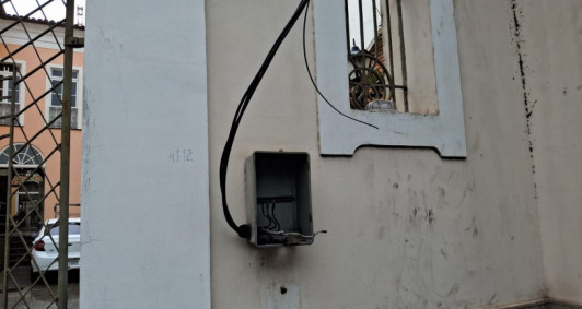 Furto de fios de cobre no Museu de Campos