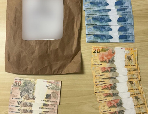 C&eacute;dulas falsas apreendidas pela PF em Quissam&atilde;