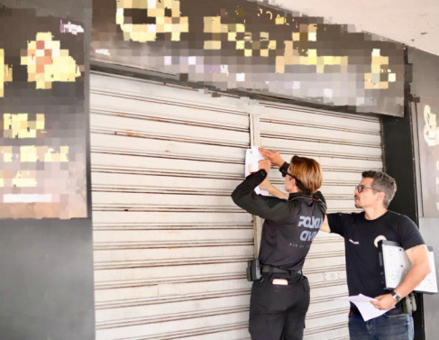 Joalheria na Rua Gil de G&oacute;is foi interditada nesta ter&ccedil;a-feira