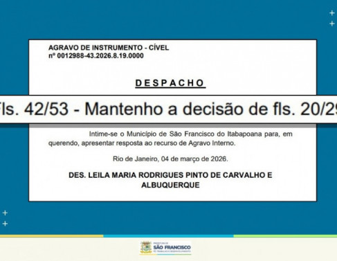 Decis&atilde;o do TJ