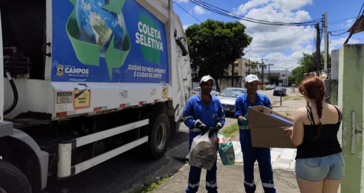Coleta seletiva em Campos