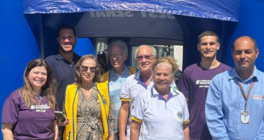 Atividades no Heliporto Farol de S�o Tom� (Fotos: Divulga��o)