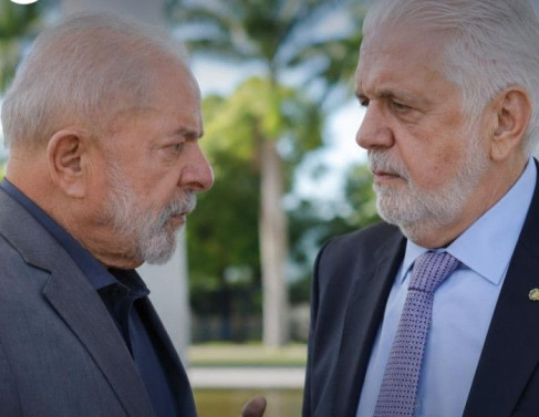 Lula e o senador Jaques Wagner