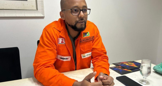 Sergio Borges, coordenador geral eleito do Sindipetro-NF