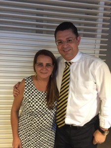 Carla Machado com o deputado federal Sstenes Cavalcante (PSD). Reproduo/Facebook