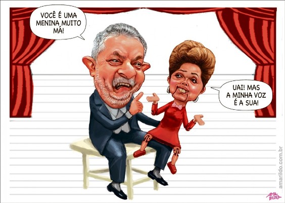 Dilma Lula Ventriloquo