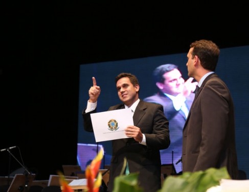 Diplomao do prefeito eleito, Rafael Diniz