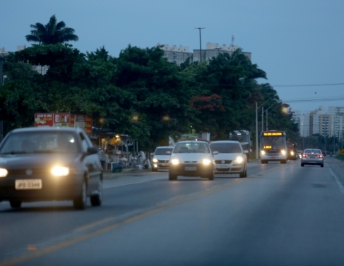 Movimento nas estradas 
