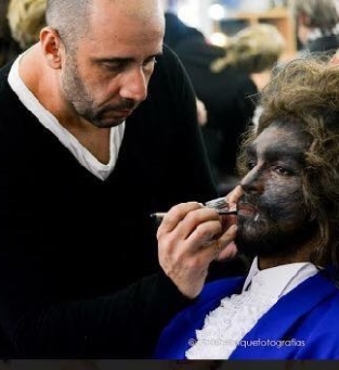 Caracteriza&ccedil;&atilde;o da Fera, personagem do jogador Richarlyson